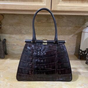 Bol-perdix Corte  crocodile vintage bag